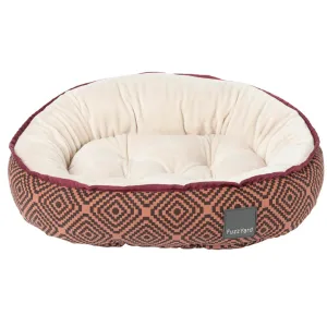 15% OFF: FuzzYard Barcelona Maroon Reversible Pet Bed