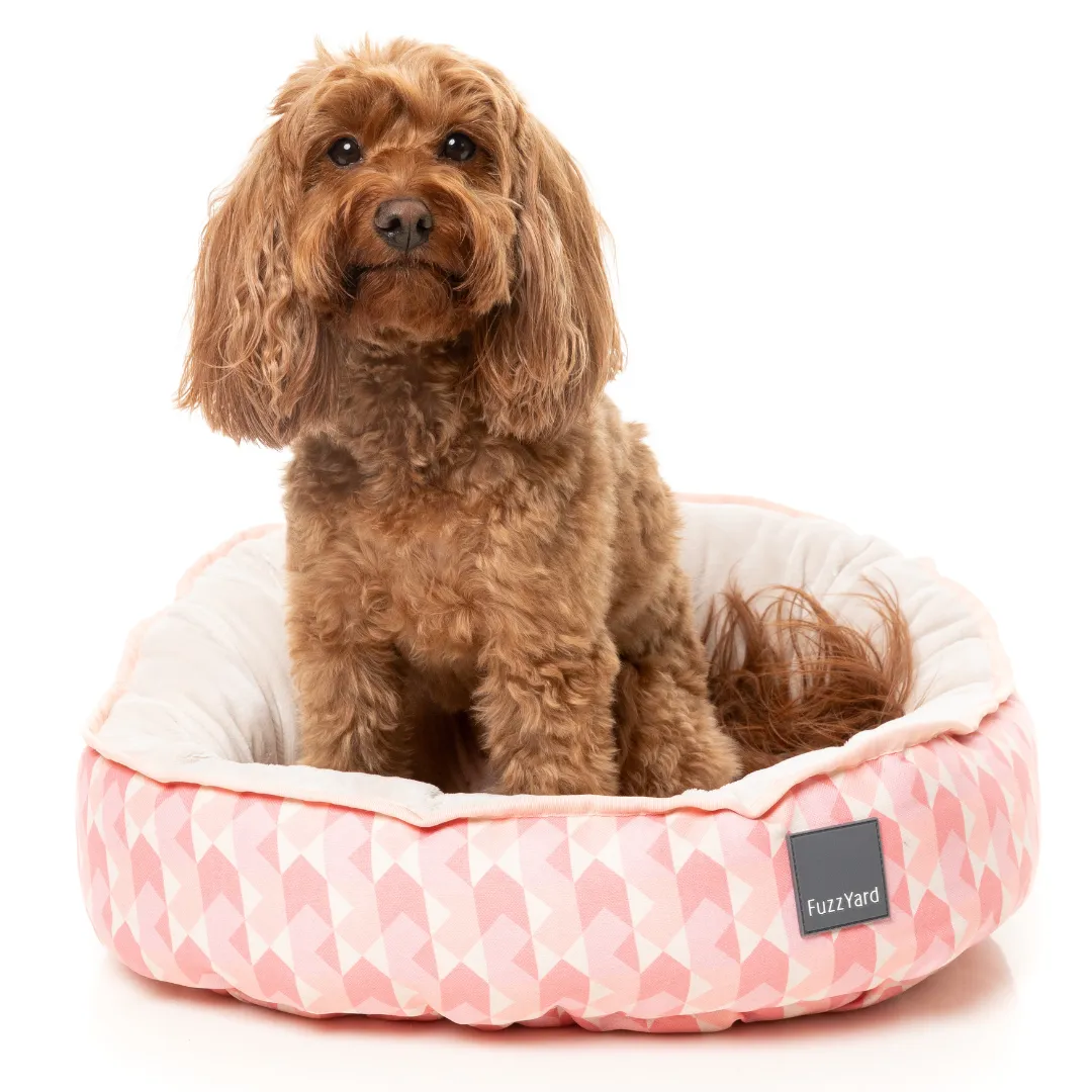 15% OFF: FuzzYard Pink Lemonade Reversible Pet Bed