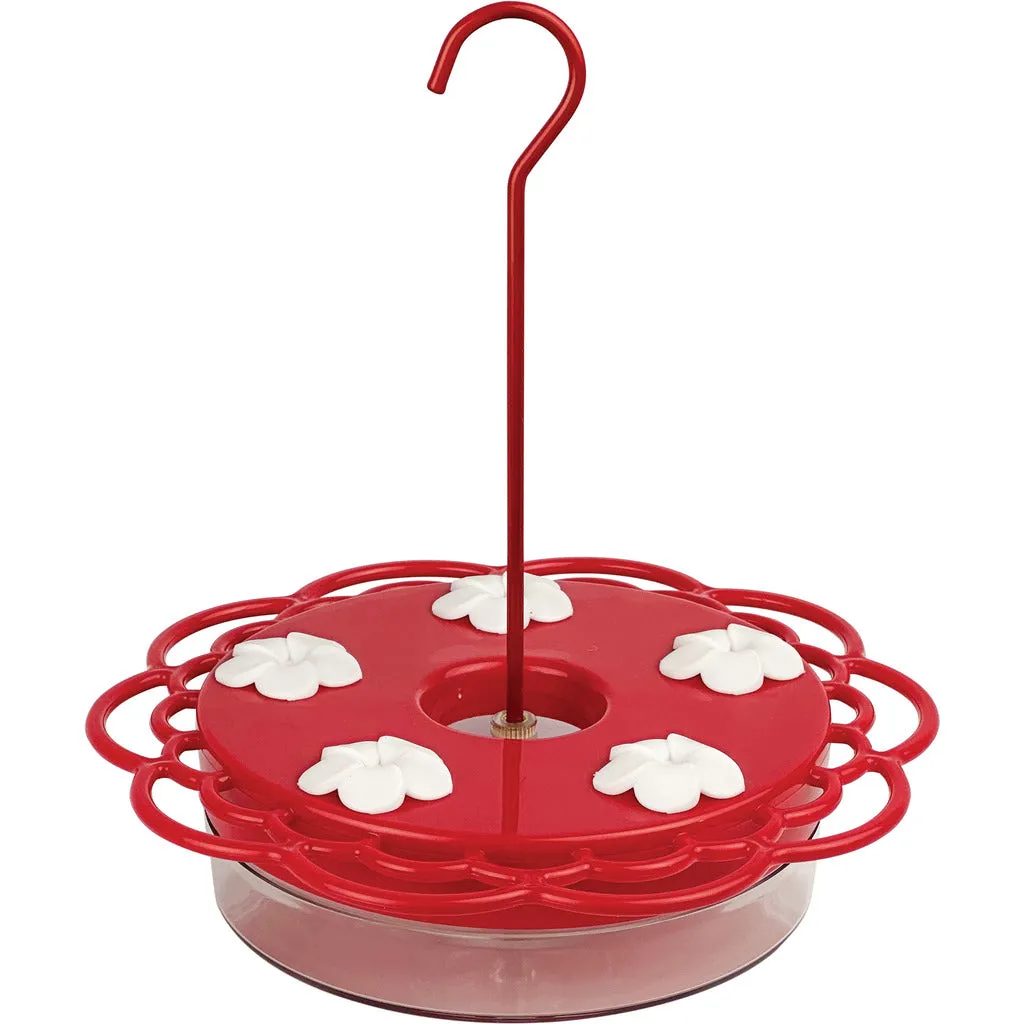 2-in-1 Plastic Dish Hummingbird Feeder