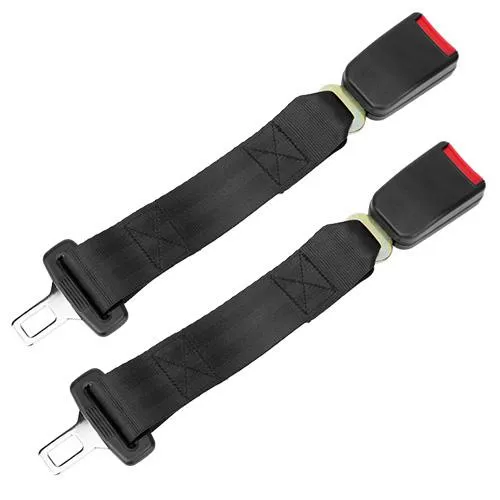 2-Piece: Universal 14” Car Seat Belt Extender