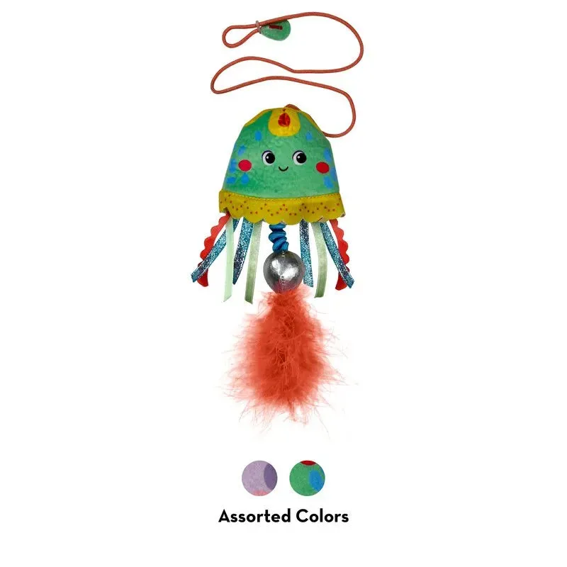 20% OFF: Kong Teaser Jellyfish Cat Toy (Assorted Colour)