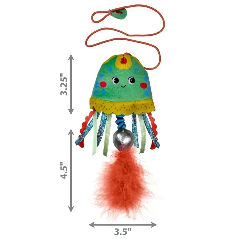 20% OFF: Kong Teaser Jellyfish Cat Toy (Assorted Colour)