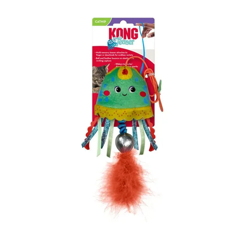 20% OFF: Kong Teaser Jellyfish Cat Toy (Assorted Colour)