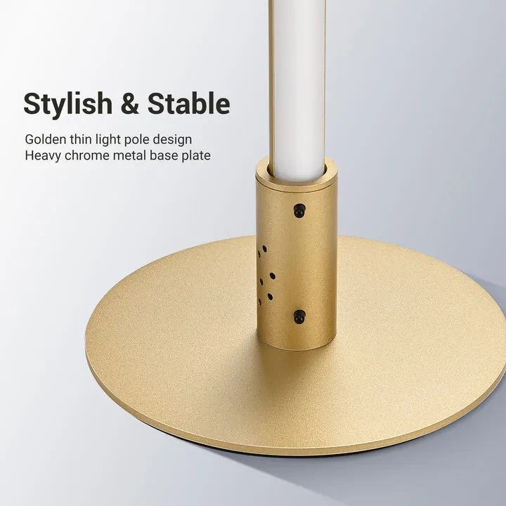57.5" Dimmable Smart WiFi Floor Lamp with App & Remote Control-HFLG02W