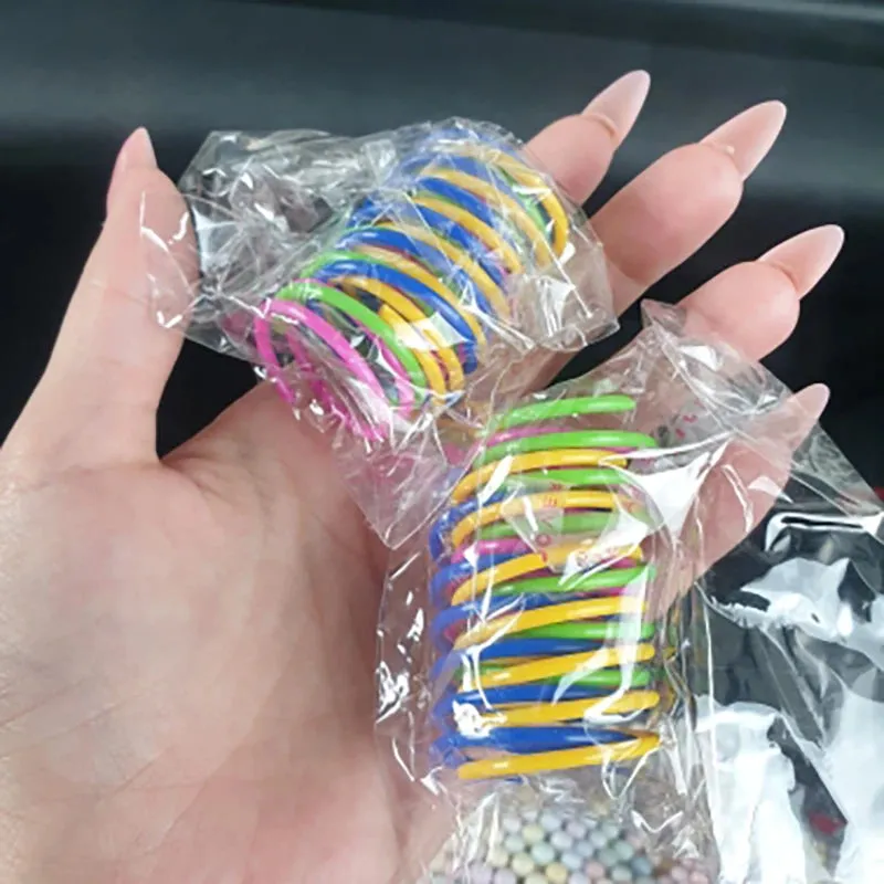 Bouncy Colorful Spring Cat Toys