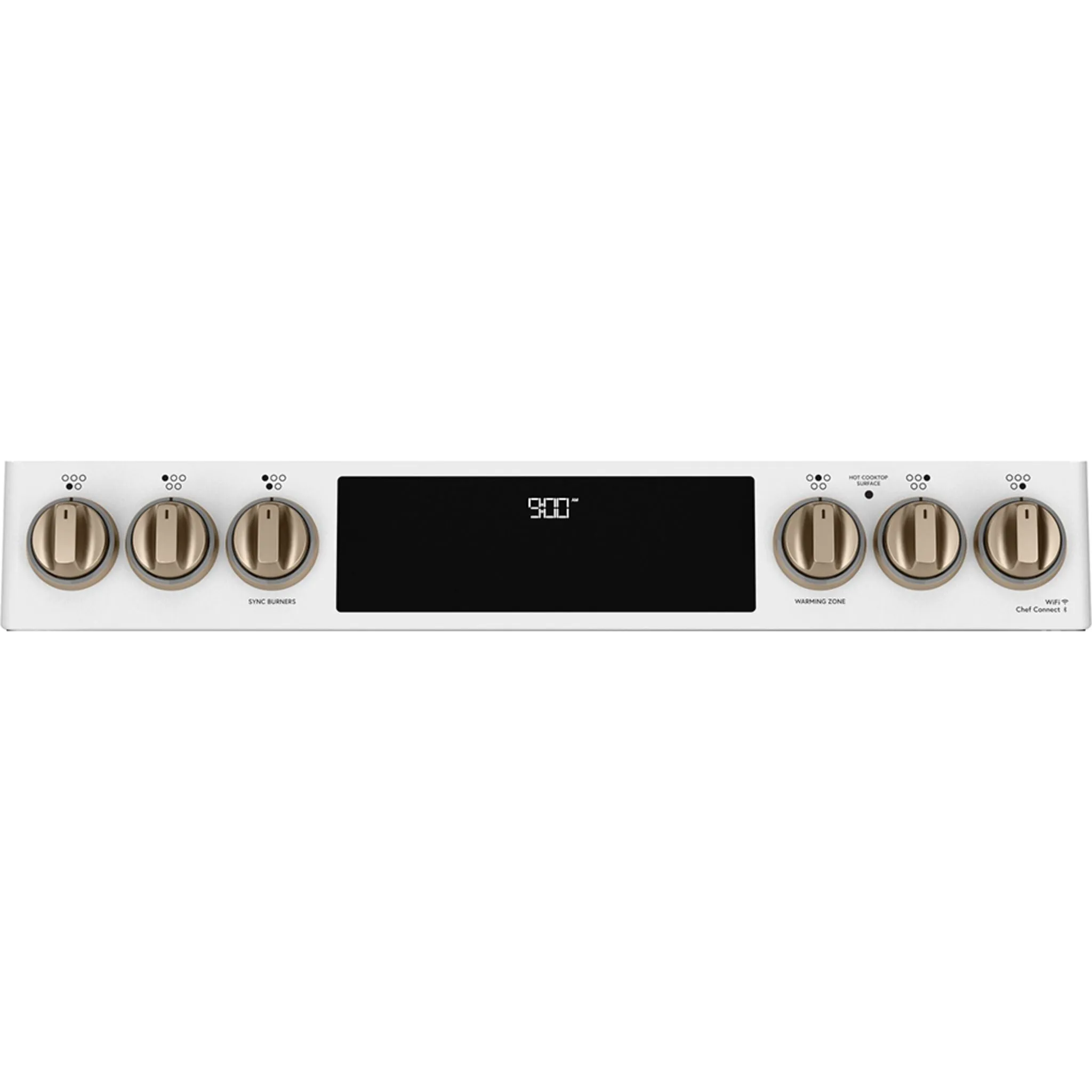 Café 30'' Induction Range with Warming Drawer and No-Preheat Air Fry Matte White - CCHS900P4MW2