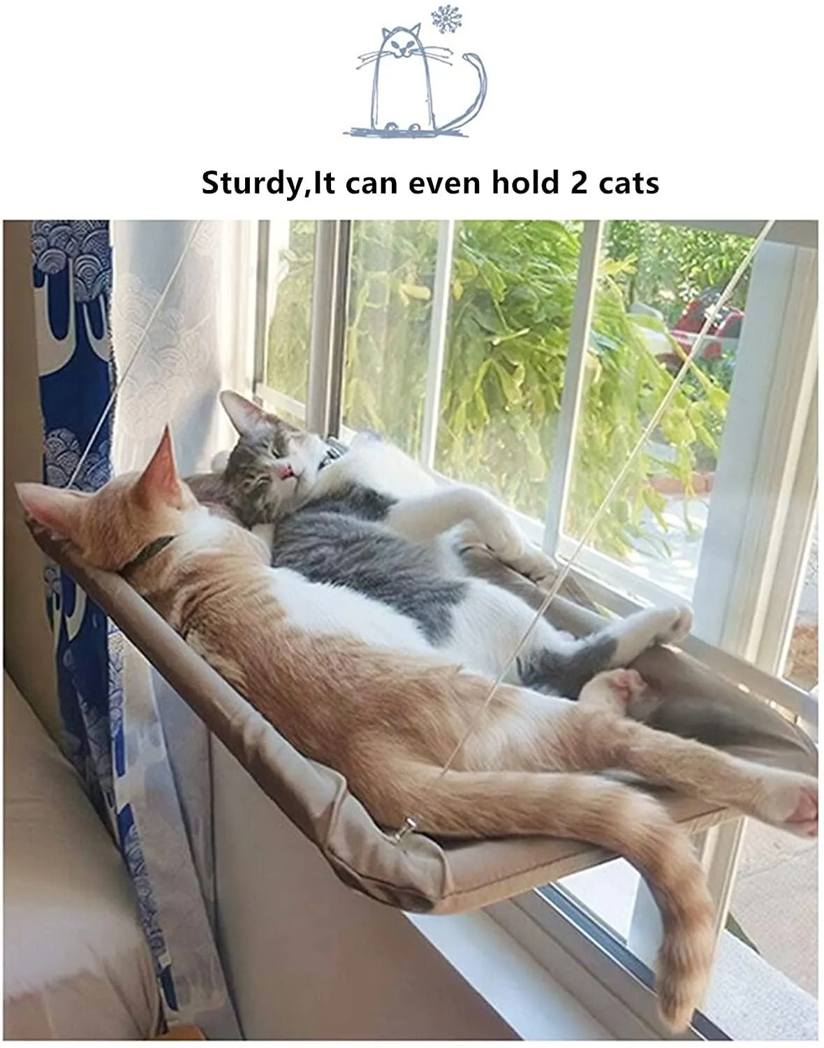 Cat Hammock Bed, Cat Window Bed, Cat Shelves