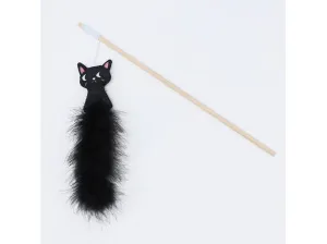 Cat Play Rob / Black Cat Funny Cat Stick