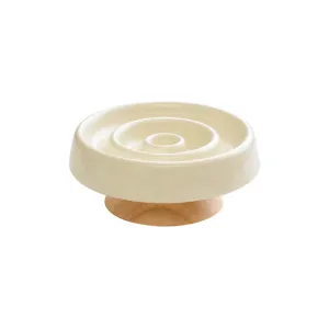 Ceramic Slow Feeder Bowl for Cats and Small Dogs