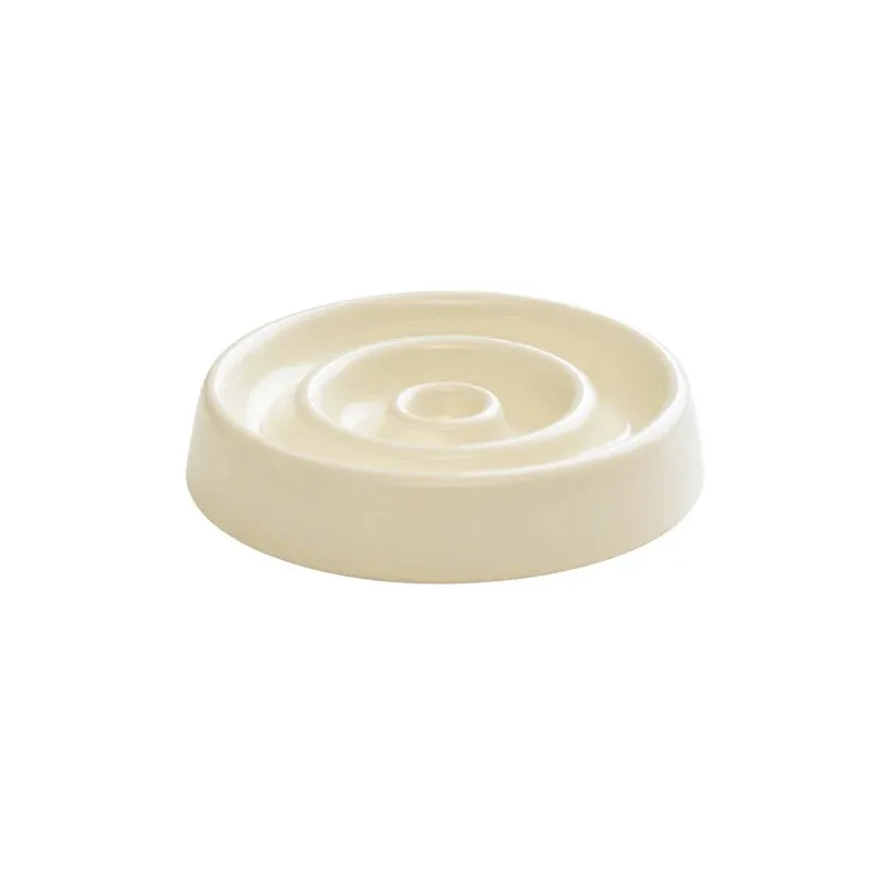 Ceramic Slow Feeder Bowl for Cats and Small Dogs