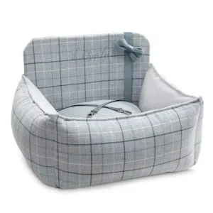 Charm Blue Dog Car Seat by Oh Charlie - Blue