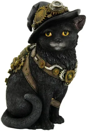 Clockwork Steampunk Kitty 16.5cm