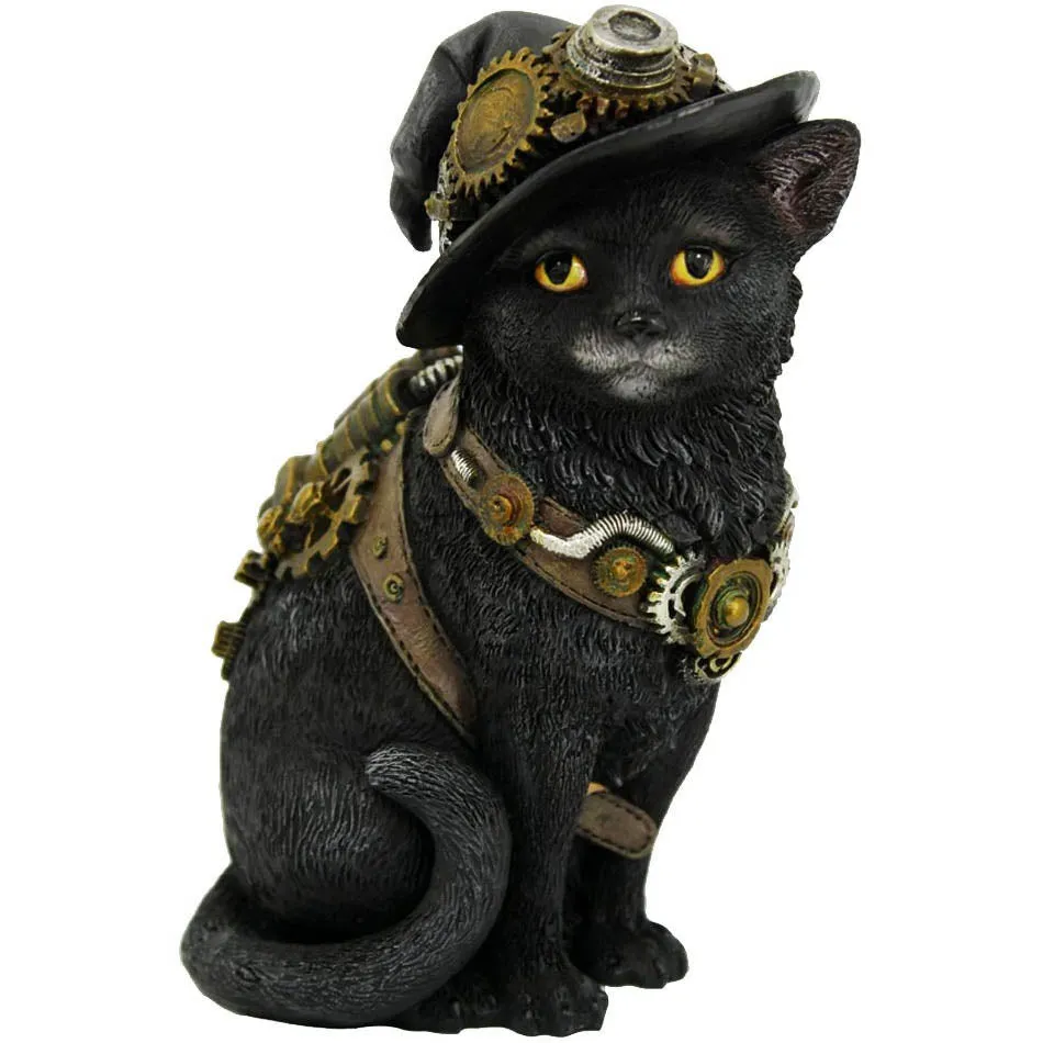 Clockwork Steampunk Kitty 16.5cm
