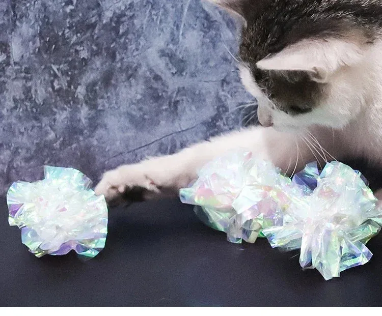 Colorful Crinkle Balls for Cats