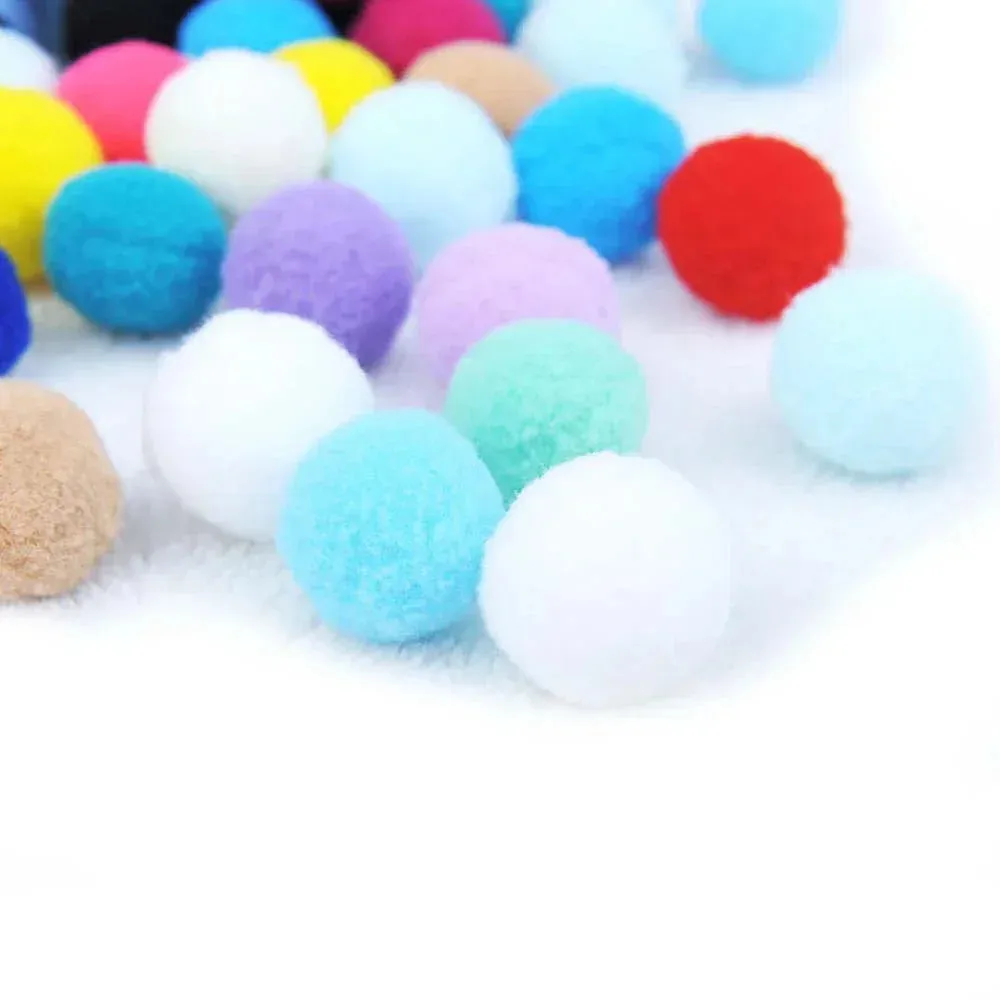 Colorful Plush Cat Balls