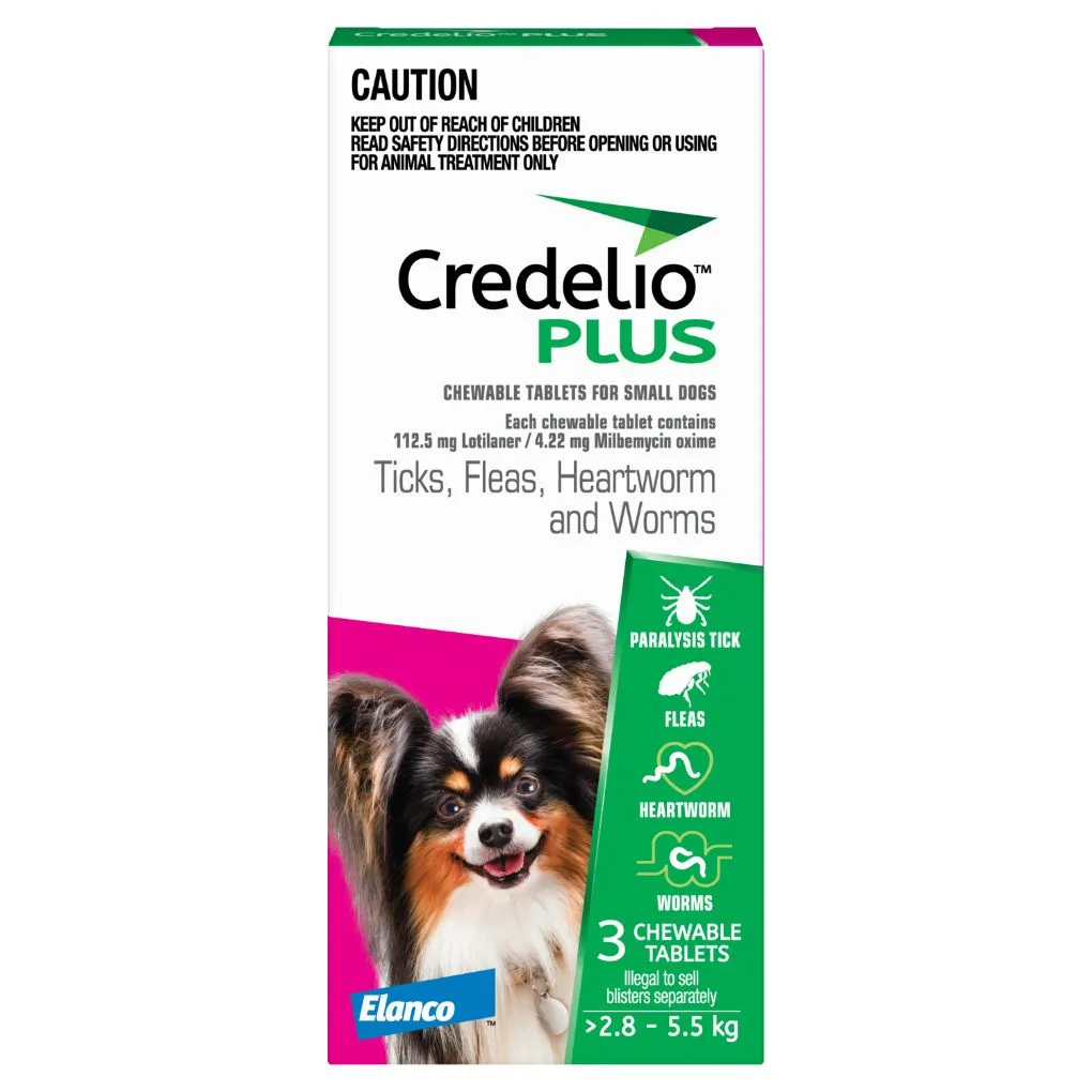 Credelio Plus Small 2.8-5.5kg Pink