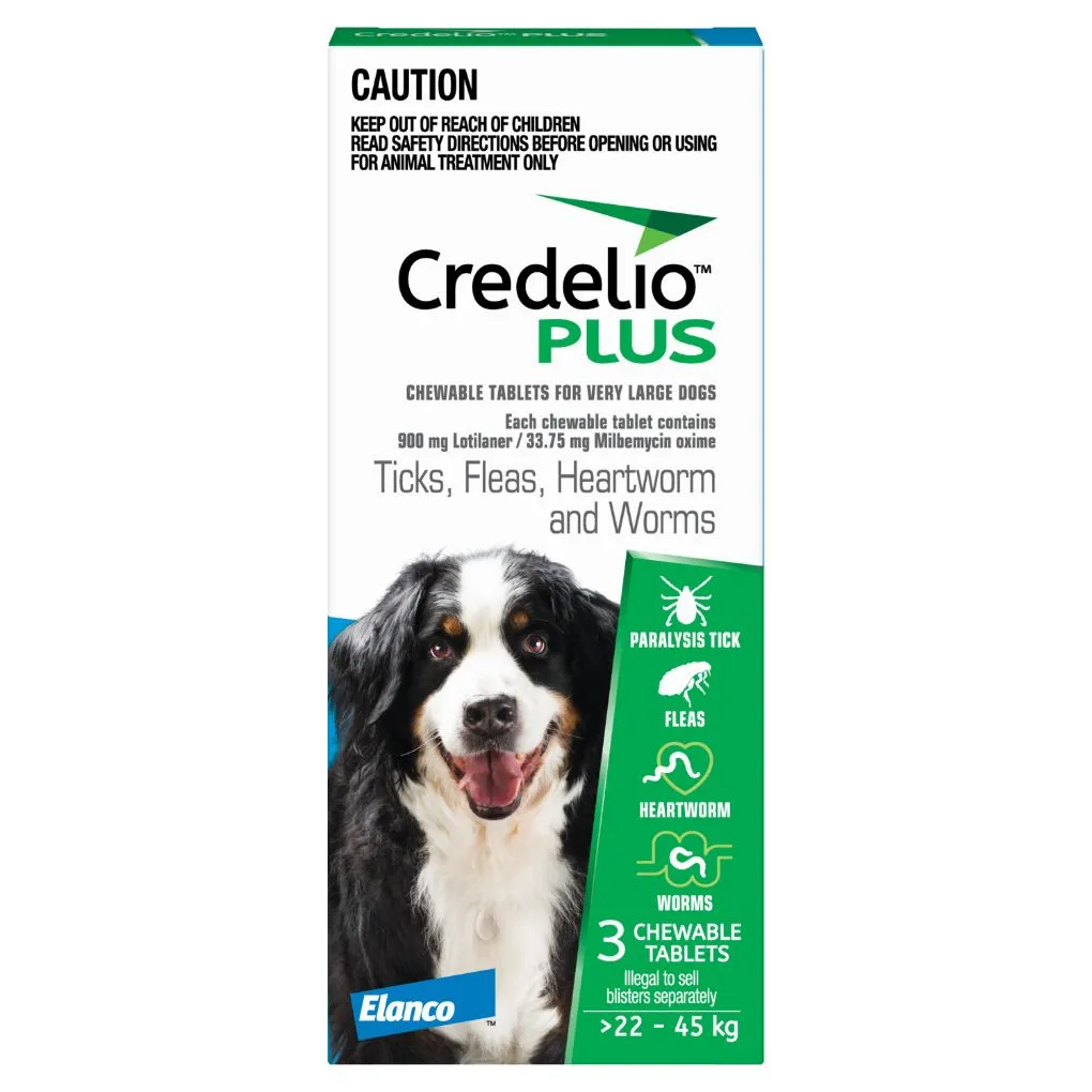 Credelio Plus XLarge 22-45kg Blue