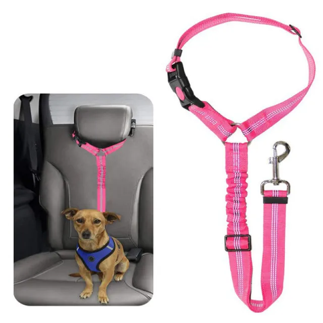 Dog Car Safety Belt Adjustable Vehicle Seat Belt