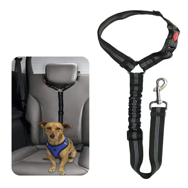 Dog Car Safety Belt Adjustable Vehicle Seat Belt