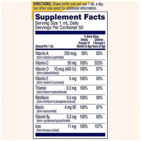 Enfamil Poly-Vi-Sol Multivitamin Supplement Drops 1.69oz