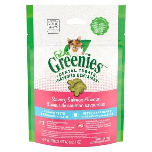 Feline Greenies Savory Salmon Flavour Dental Treats