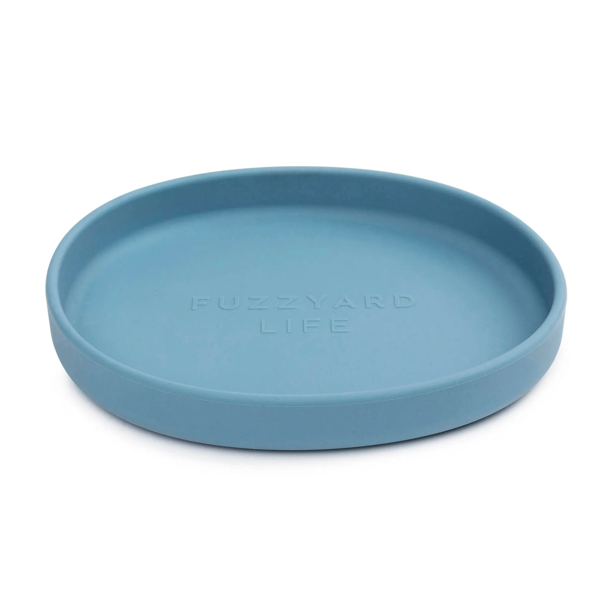 FuzzYard Life Silicone Cat Dish French Blue^^^