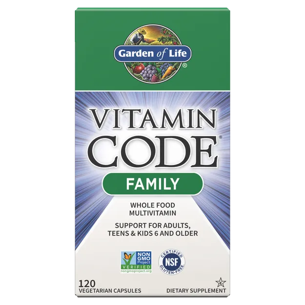 Garden Of Life Vitamin Code Raw Family Vegetable Capsules