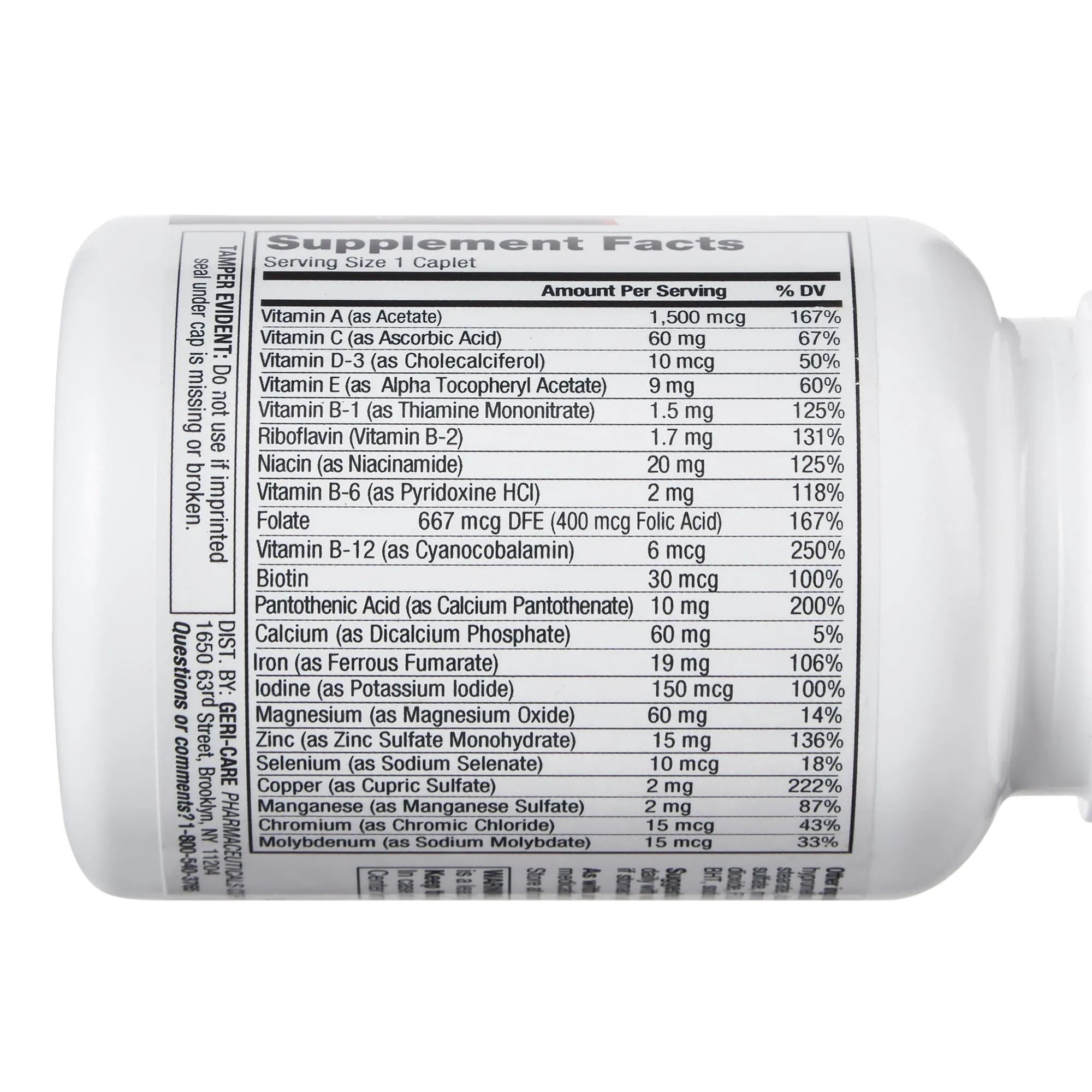 Geri CareThera M Multi-Vitamin Tablets 100 Ct