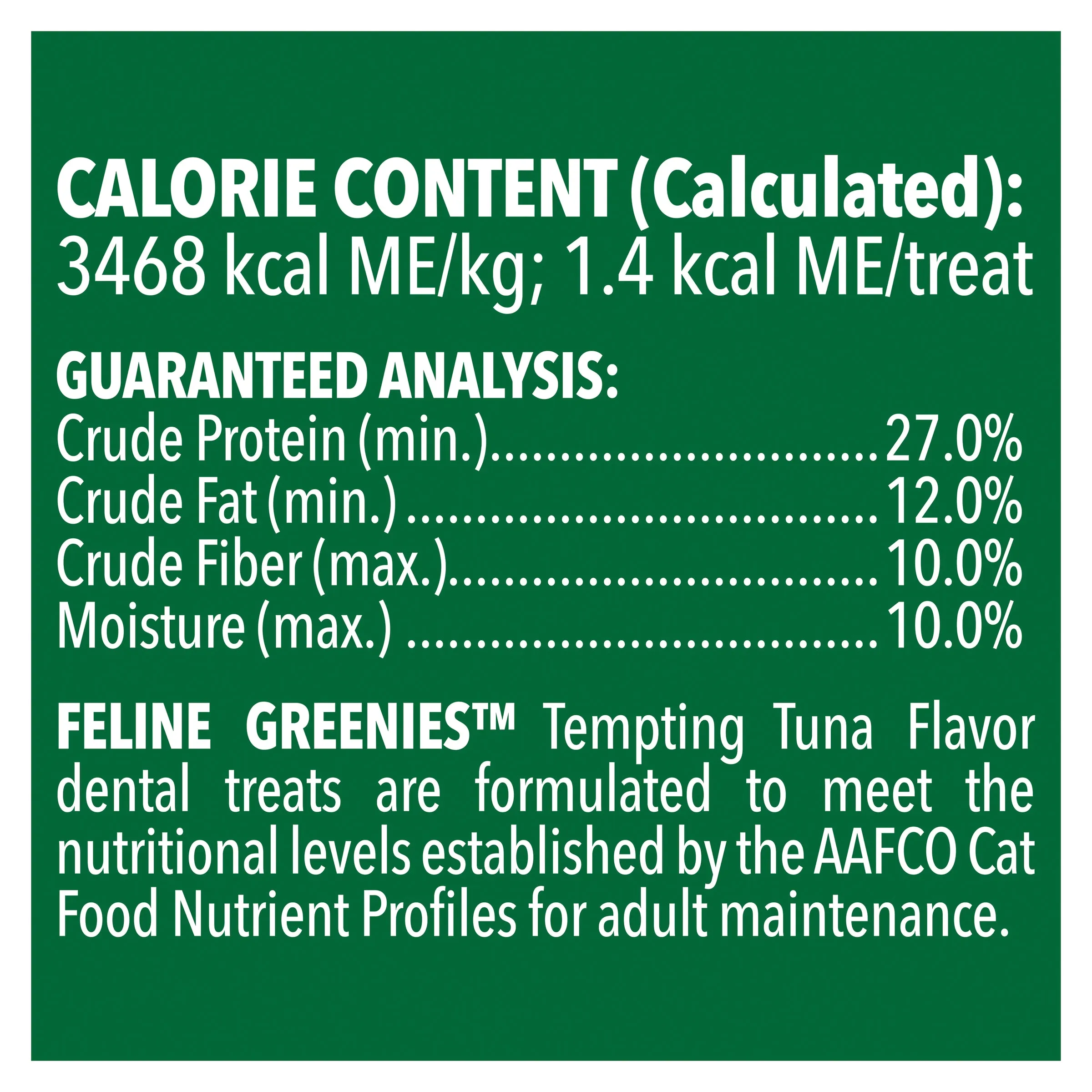 Greenies Cat Dental Treats Tempting Tuna 60g^^^