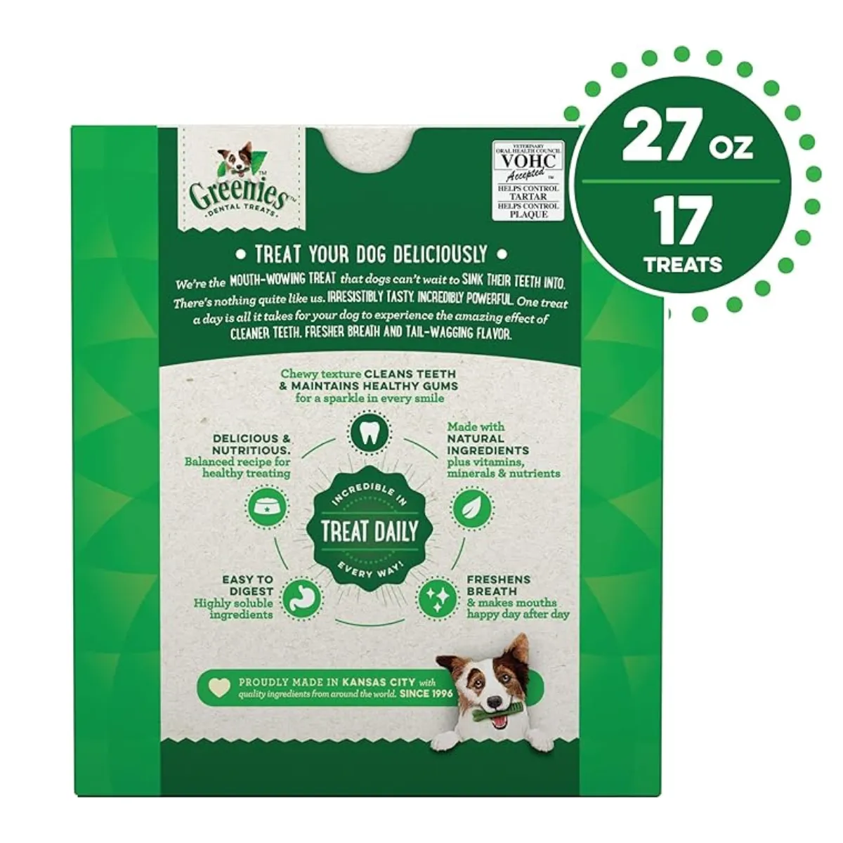 Greenies Large Chewy Dog Dental Treats 27oz