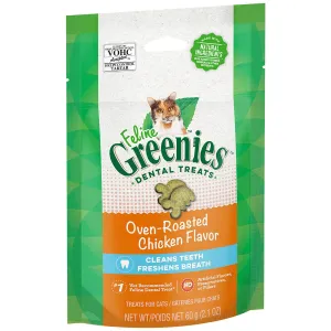 Greenies Oven Roasted Chicken Feline Cat Dental Treats