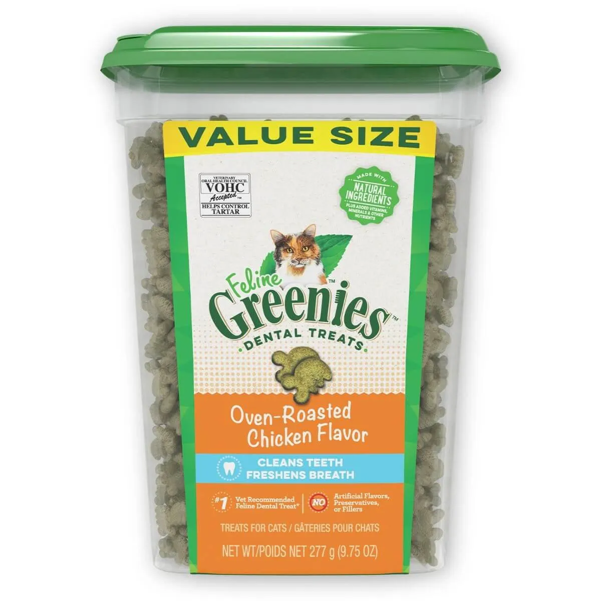 Greenies Oven Roasted Chicken Feline Cat Dental Treats