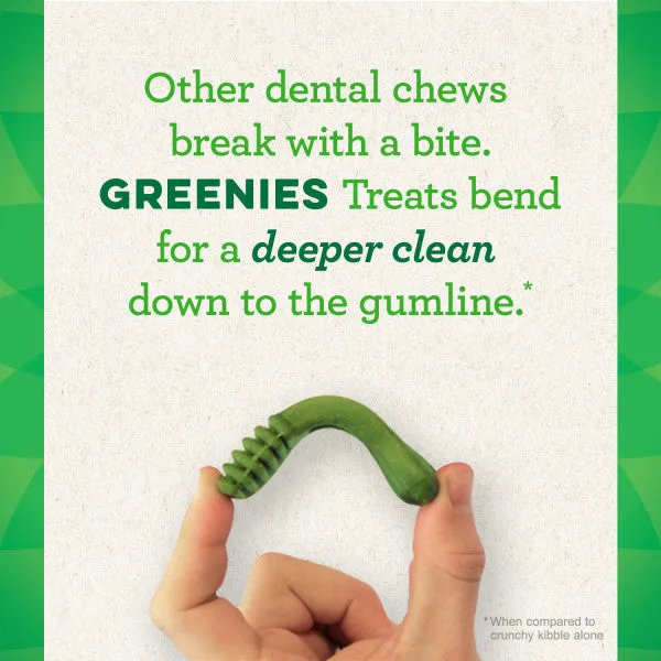 GREENIES Regular Original Natural Dog Dental Care Chews Oral Health Dog Treats