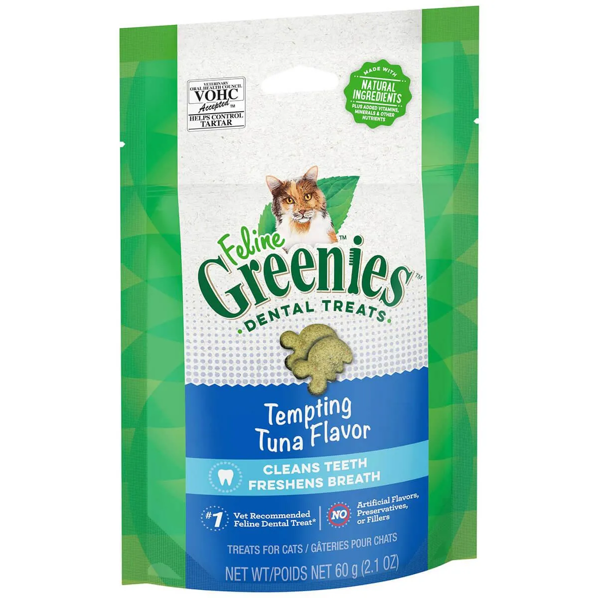 Greenies Tempting Tuna Feline Cat Dental Treats