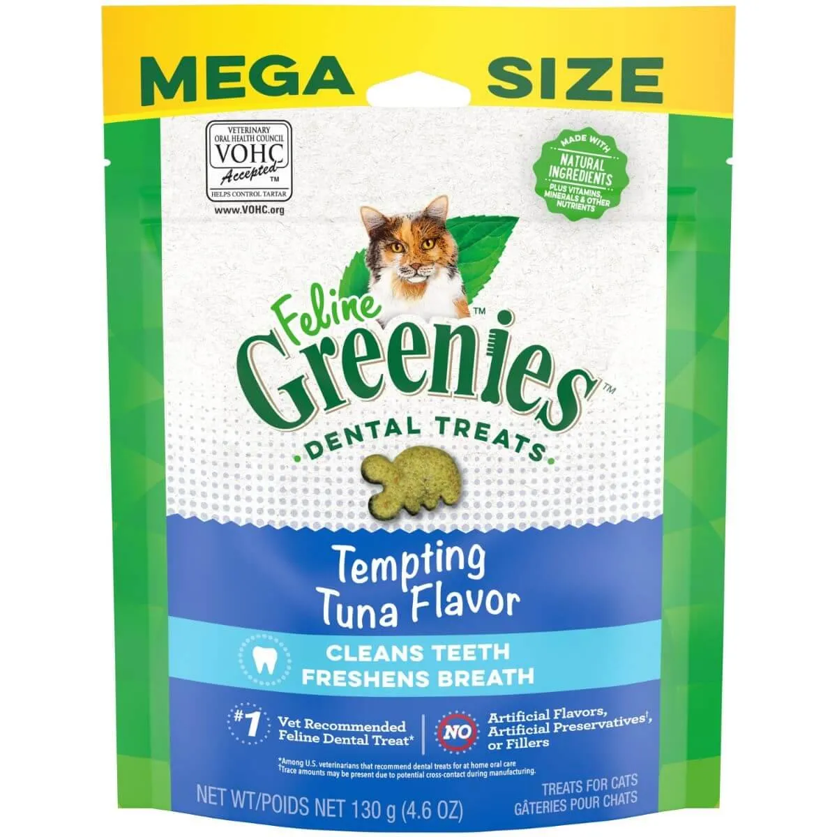 Greenies Tempting Tuna Feline Cat Dental Treats
