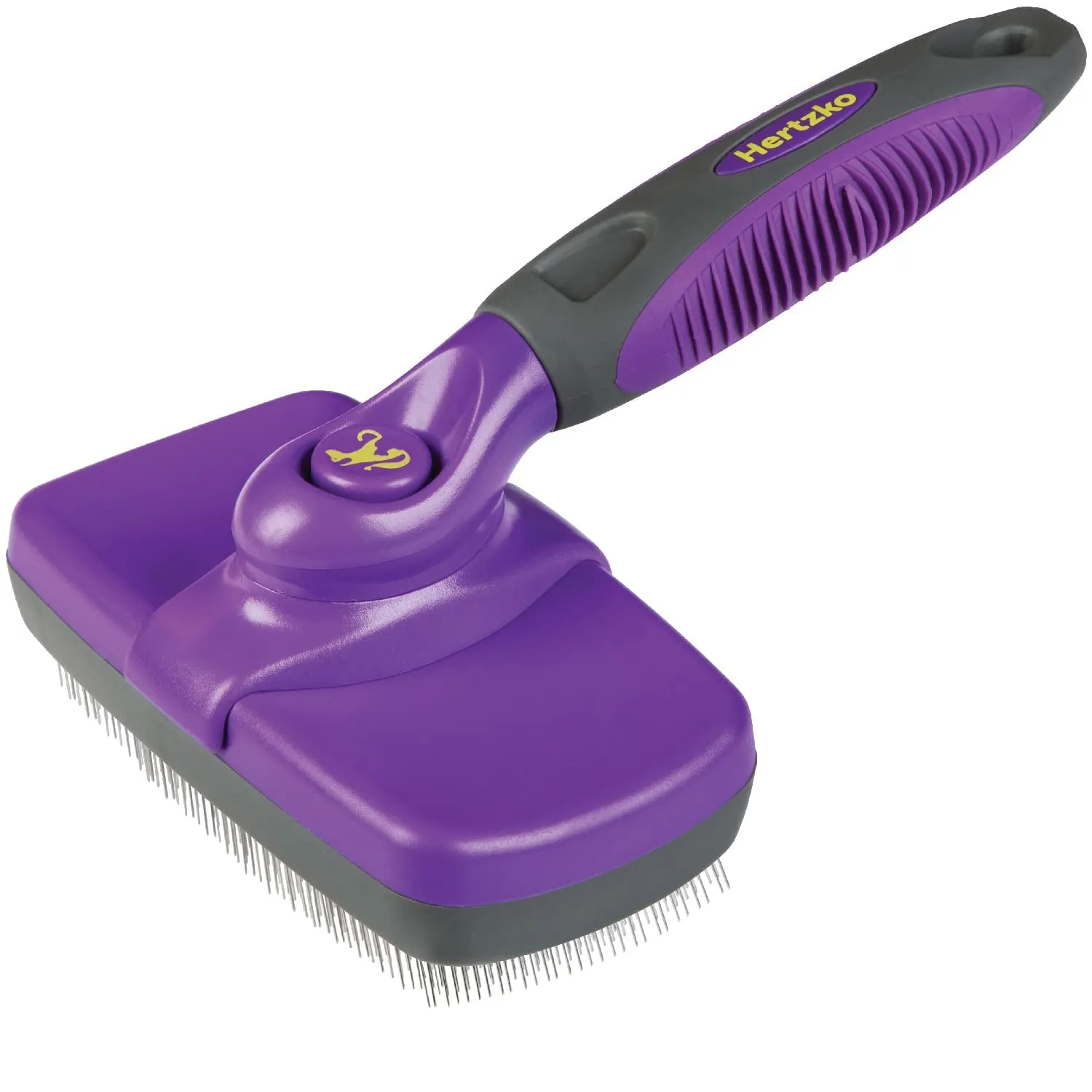 Hertzko Self-cleaning Brush For Dogs Cats The Best Dog Brush For Shedding