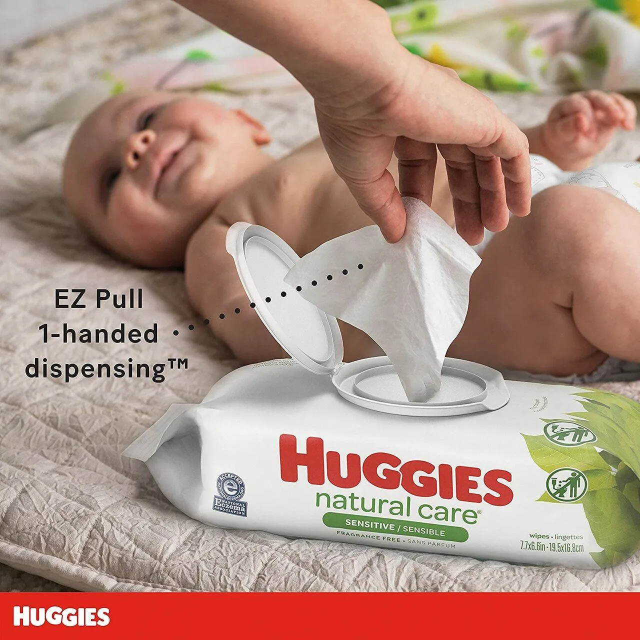 Huggies Natural Care Fragrance-Free Alcohol-Free Baby Wipes
