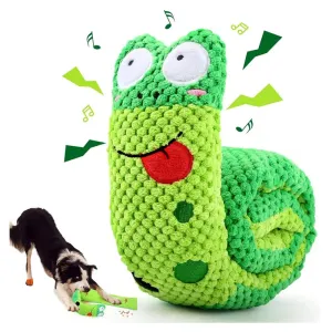 Indestructible Squeak Dog Puzzle Feeder Toy