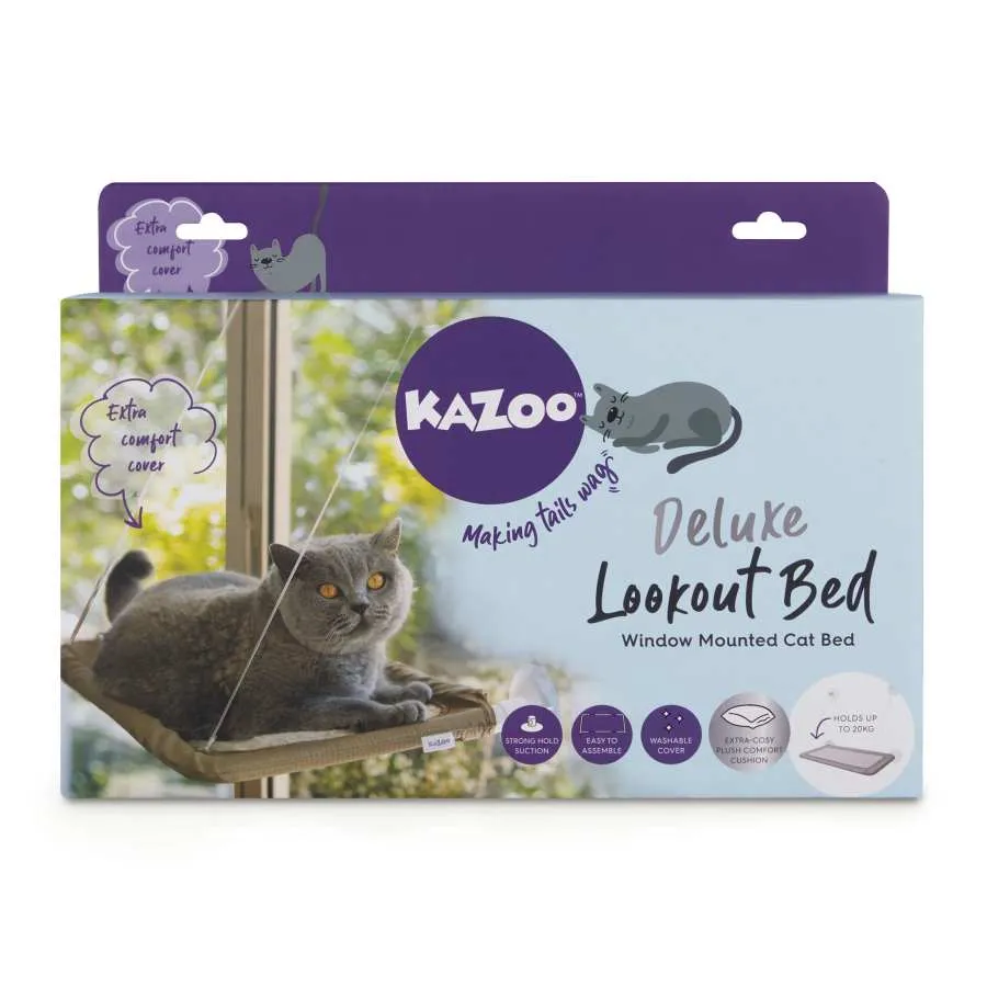 Kazoo The Lookout Deluxe Window Cat Bed