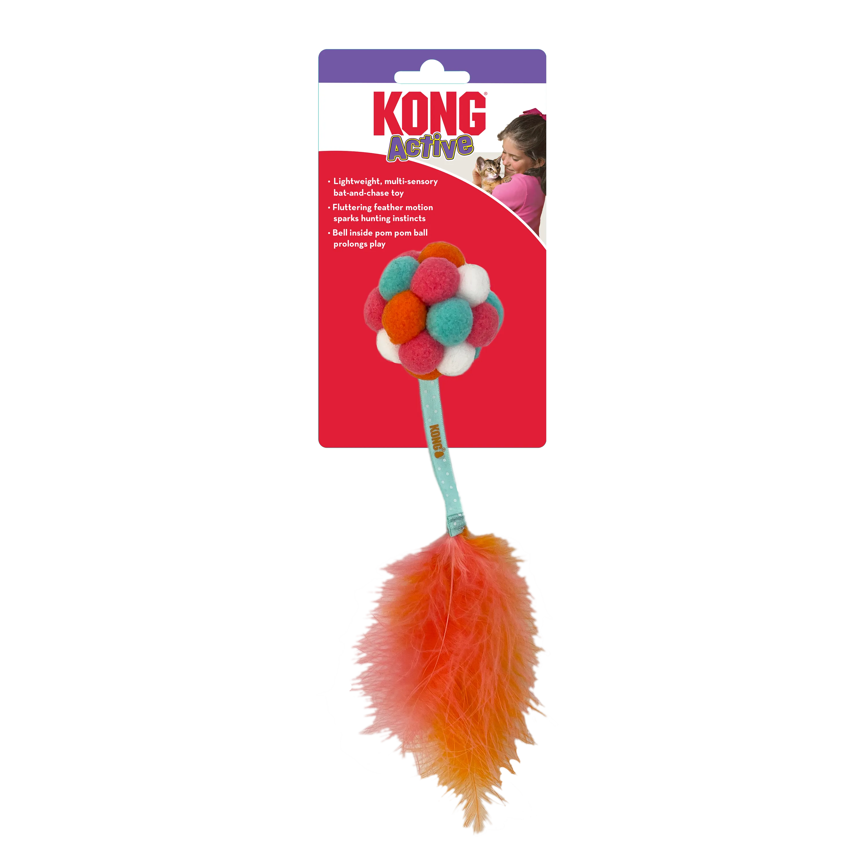 KONG Cat Active Bubble Ball Assorted Cat Toy