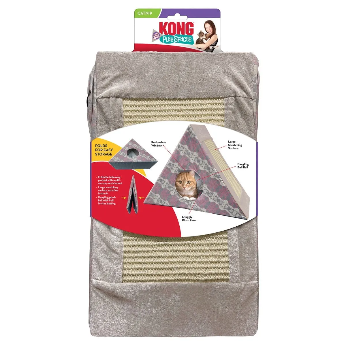 Kong Play Spaces Zen Den Cat Toy