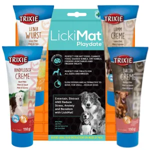 LickiMat Classic Playdate & Trixie Pâté Megapack
