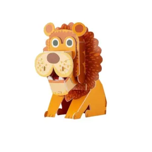 Lion 3D Puzzle |Fits Perfectly In the Bottom of a Box!