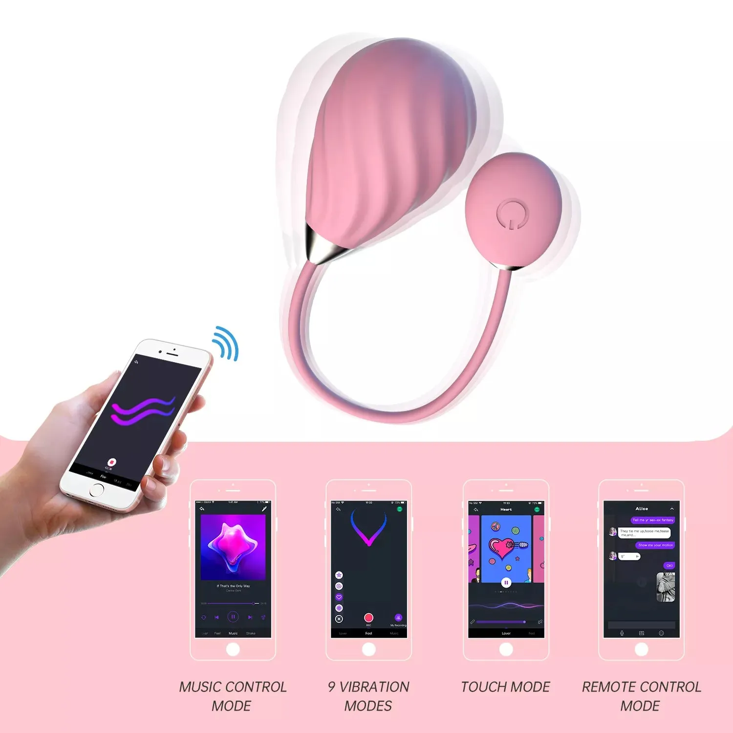 Magic Motion Sundae Vibrating Egg App-Controlled
