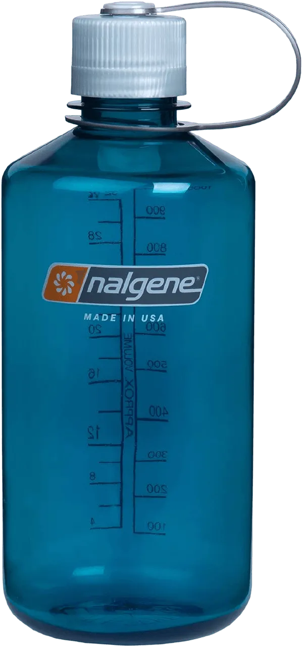 Nalgene Narrow Mouth 32oz Tritan Plastic Water Bottle, 32 Ounce