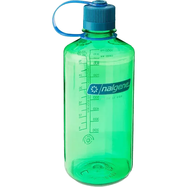Nalgene Narrow Mouth 32oz Tritan Plastic Water Bottle, 32 Ounce