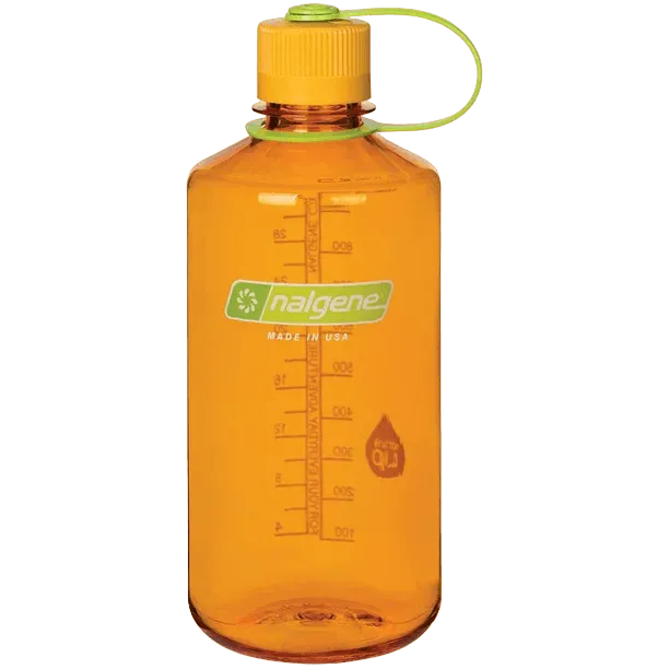Nalgene Narrow Mouth 32oz Tritan Plastic Water Bottle, 32 Ounce