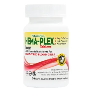 Nature's Plus Hema-Plex Slow Release Tablets 30ct