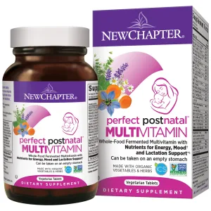 New Chapter Perfect Postnatal Multivitamin Lactation Supplement 48 Tablets