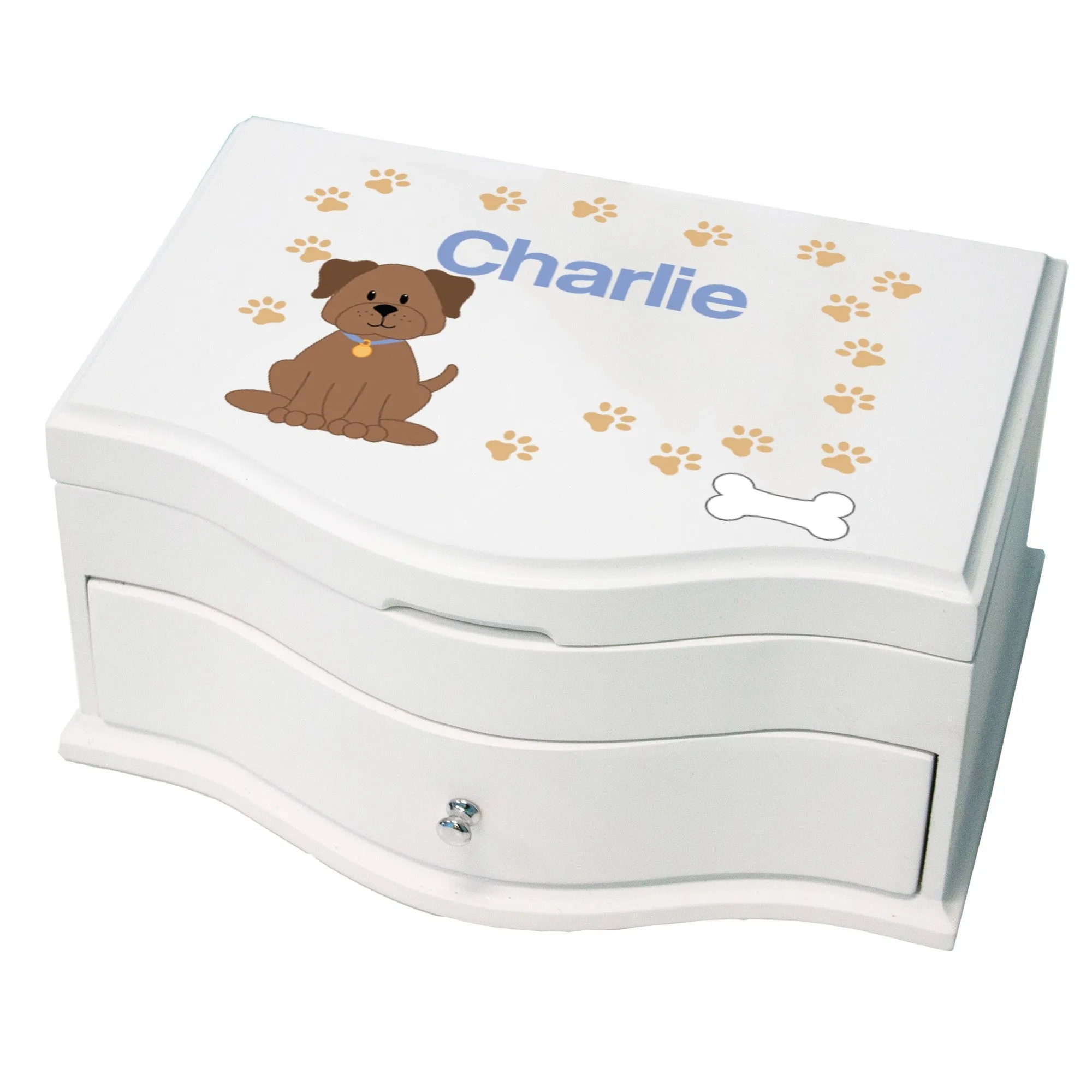 Personalized Dog Breed Deluxe Jewelry Box